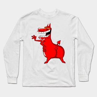 Red & Cool Long Sleeve T-Shirt